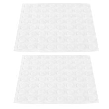 Butoirs antibruit pour portes de placard, butées adhésives, butoirs en caoutchouc transparent, patins de protection pour meubles, amorti réglable,