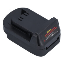 Adapter akumulatorowy do narzędzi DeWalt i Milwaukee, zamiennik z zabezpieczeniem przed nadmiernym rozładowaniem i portem wyjściowym USB,