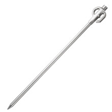 Dog Peg for the Yard, Dog Peg for the Yard, Tent Stake, Stainless Steel Dog Peg for Pets Outdoors, Maximum Weight 66 lb.