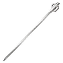Hundehofpflock, 360 Rotatable Ground Anchor Stakes Rust Training Stake Made of Stainless Steel for Camping Tent Pegs and Outdoor Picnics