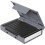 Protective Hard Drives Storage Case For 2.5Inch/3.5Inch Hard Drives Grey Solid Disk Container For Office Travel 5
