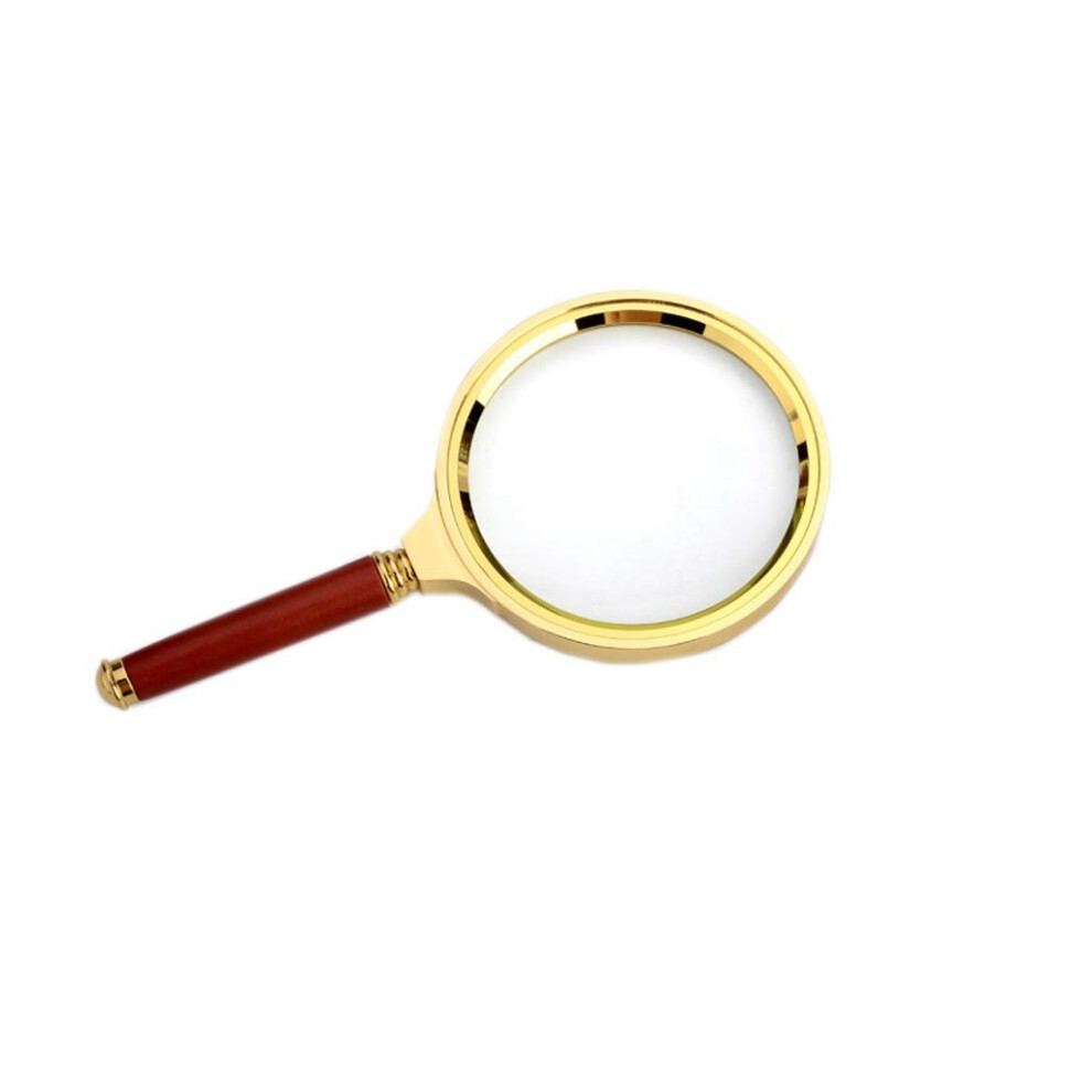 Lupe, MetalWood Handle 20X HD Portable Hand Magnifier
