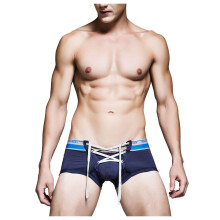 Men's Underwear Sexy Lingerie Transparent Bulge Pouch Blue XL