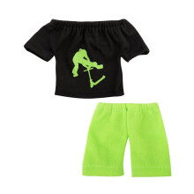Mini Toys Set Interactive Toys Little Fingers Pants Tops Skate Kids Skateboarder Educational Toys Gift Costume