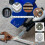 Sandblasting Machine Adjustable Portable Handheld Pneumatic Complete Sand Blasting Kit Blue For Rust Removal 4