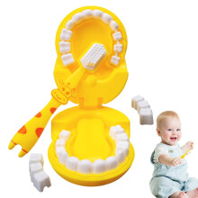 Toothbrushes Toy Teaching Game Brushing Game Kids Toothbrush Toy for Baby Cute Giraffe Brush Toy Fun Game