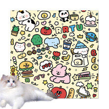Adhesive film for cat grooming, sticky restraint band for nail care 55x55