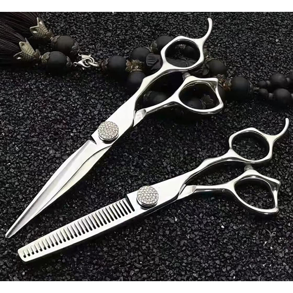 Hair Cutting Scissors, 6.0 Inch, Japan 440c Professional Set for Salon