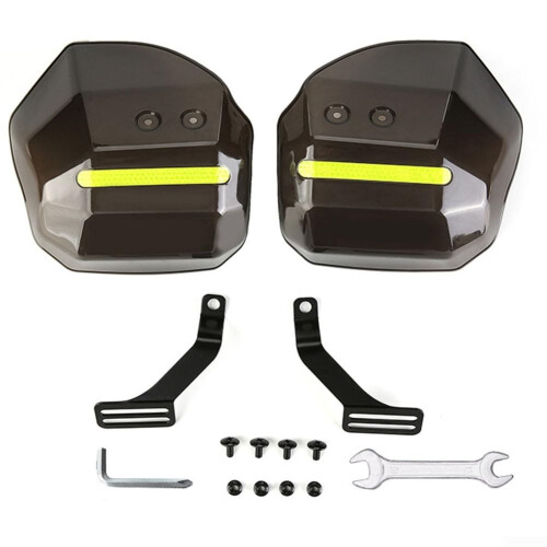 Electric Bicycle Handguards With Windshield For Wind And Sun Blocking Universal Fit Comfortable Riding
