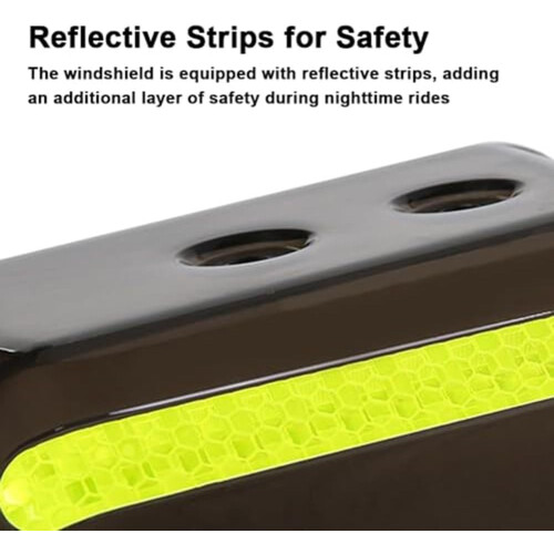 Electric Bicycle Handguards With Windshield For Wind And Sun Blocking Universal Fit Comfortable Riding 2