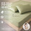Satin Fitted Bed Sheet Set 200x220cm Breathable Soft Brushed Bedding for Double Bed 5