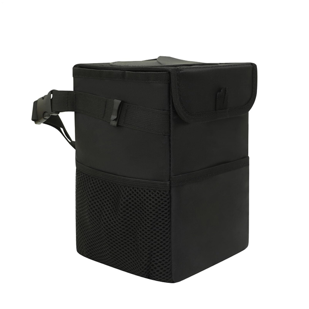 Car Waste Basket Automotive Traveling Garbage Container Can Multifunctional Portable Rubbish Bin Leakproof Convenient Storage For Road Trips 9365049820967