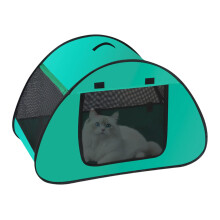 Cool Cat Hut Foldable Portable Cat House with Ventilation and Washable Design for Kittens and Pets, Indoor Outdoor Use