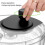 Salad Spinner with Bowl, Large 4L Hand Crank Vegetable Spinner, Easy Clean Split Design 5