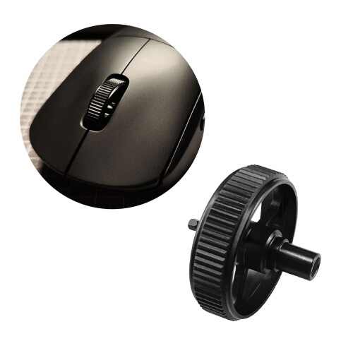 Rouleaux de souris en alliage d'aluminium, remplacement-Argent 2