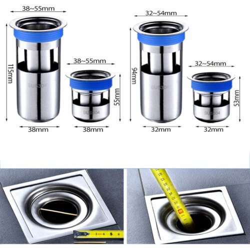 Unique Egg Structure Backflow Preventer, Stainless Steel U Shaped Anti-Odor Plug for Bathroom And Kitchen Drainage, A Versatile And Robust Solution To 2