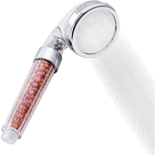 Easy Installation Multi-Layer Filter Protection, Replaceable Ion Filter System Adjustable Shower Filter Head, for Bathroom DIY Projects (High Pressure