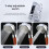 Easy Installation Multi-Layer Filter Protection, Replaceable Ion Filter System Adjustable Shower Filter Head, for Bathroom DIY Projects (High Pressure 2