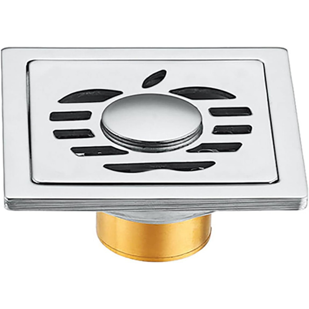 Antique Brass Shower Floor Drain Deodorant, Wide Range Of Uses For Kitchen Bathroom Garage Basement, With High Quality Material And Strainer Filter, E 9148971880687