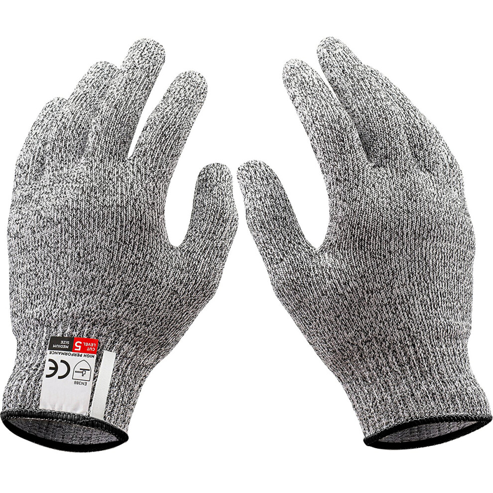 Professional Cut Resistant Gloves, Level 5 Protection, Hppe Material, Large Size, Cold Resistance And Tensile Strength, For Kitchen And Workshop Safet 9148971865295