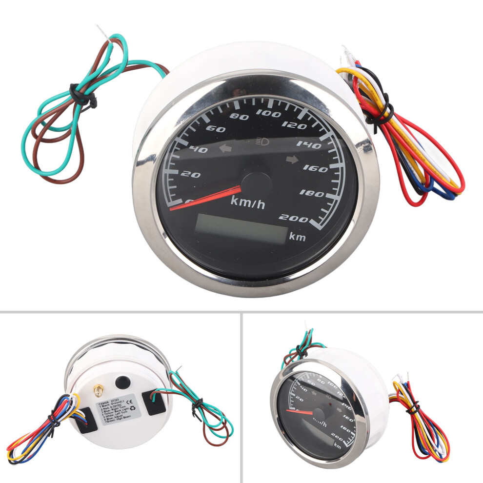 9Â32V Ip67 Gps Speedometer 200Km/H Lcd Odometer For Cars & Bikes 3581379641577