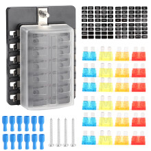 Fusibile a lama per la protezione dei circuiti automobilistici, fusibili standard per autoveicoli con involucro in plastica codificato a colori per