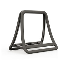 Support vertical résistant d'ordinateur portable d'éraflure-Noir