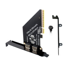 Erweiterte PCIExpress x8 auf 2 Port Oculink SFF 8611 8611