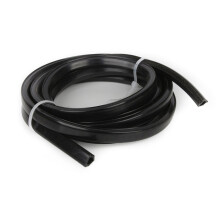 Couverture protectrice de PVC de 4 mètres pour le cachetage-Noir