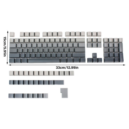 Fashionable Gradients Keycaps Set Design for Optimals LED 2