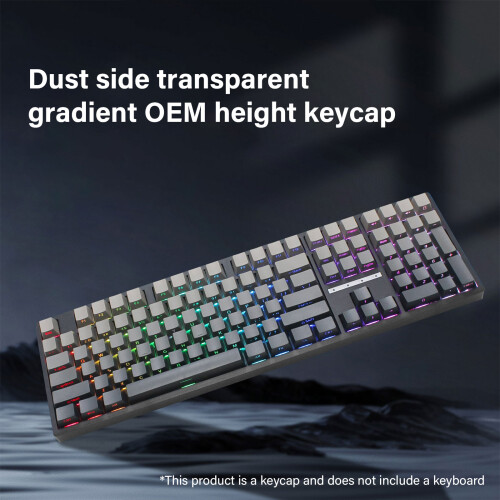 Fashionable Gradients Keycaps Set Design for Optimals LED 1