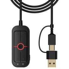Externe, unabhängige USB-Soundkarte mit 360-Grad-Surround-Sound