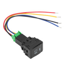 LED-indicatielampjes met drukknopschakelaar, 12V, 4-polig, fabrieksuitvoering met LED-verlichting, afgestemd op Toyota-voertuigen.