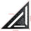 Triangle Ruler, Aluminum Alloy Measuring Tool For Construction Projects, High Precision With Clear Scale, Wide Versatility, User-friendly, Durable, 2