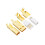 Connecteurs USB A plaqués or Type A + B, connecteurs de prise 1