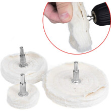 Juego de ruedas de pulido final, material duradero para metal, joyería, acero inoxidable y más, kit compatible con compuestos de pulido de uso