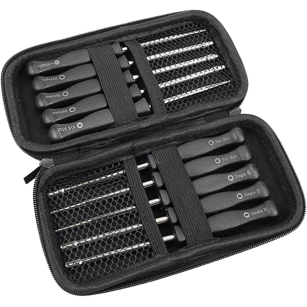 Carburetor Adjustment Tools For 2 Cycle Engines, Complete Carb Tool Set Precision Adjustment Ergonomic Grip, Portable Storage With Premium 9128293937801
