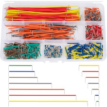 Breadboard Projects Companion, complete set, diverse jumperdraden, U-vormige jumperdraden, eenvoudig in te steken voor diverse toepassingen,