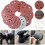 Versatile Sanding Discs For Art And Woodworking, Hook And Loop Attachment, Multiple Applications, 100Pcs (125Mm) 5