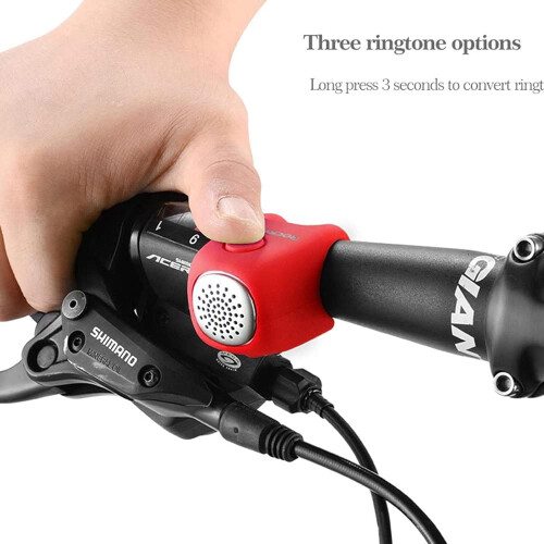 Αδιάβροχη κόρνα ποδηλάτου σιλικόνης, Super Bike Horn με δυνατό ήχο 90dB και πολλαπλές 2