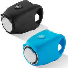 Clacson elettrico per bicicletta, campanello potente con uscita di 120 dB e custodia impermeabile, copertura in silicone ad alta elasticità che