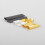 Connecteurs USB A plaqués or Type A + B, connecteurs de prise 5