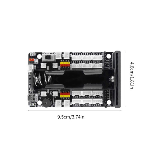 Carte d'extension Microed Bit complète avec 4 moteurs et 8 2
