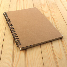 Spiraalgebonden notitieboek van hoogwaardig materiaal, verdikt papier, schrijft soepel, 140 pagina's (70 vellen) voor reisverslagen, planning en