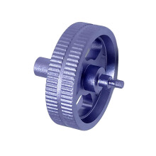 Rouleaux de roue de souris en aluminium, pièce de-Violet