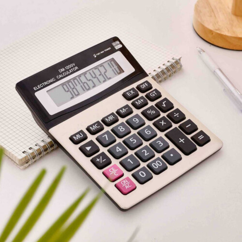 12 Digit Calculator Office  Financial Calculator with Large 1