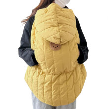 Baby Wrap Blanket Winter Stroller Blanket Windproof Carrier Cover Embroidered Bear Baby Shower Gift
