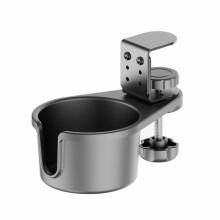 Pince rotative sur les porte-gobelets de bureau avec support