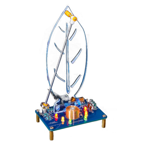 STEM Education Electromagnetic Swing Soldering Kit Leaf Shape 2