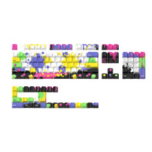 130 Key Keycap Graffiti Side Print Doorschijnende Keycaps voor